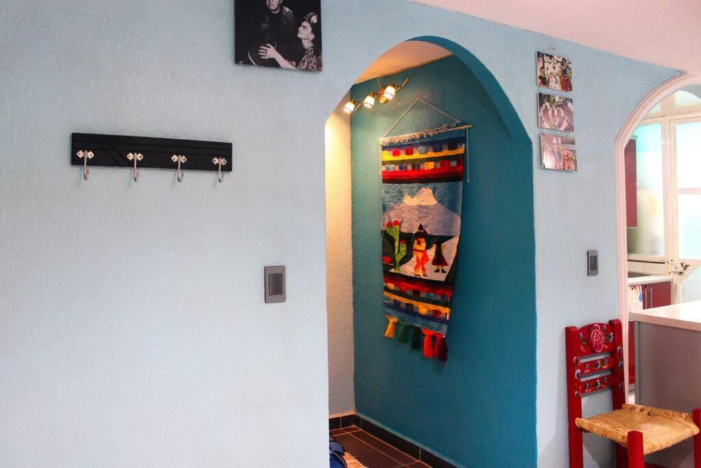 Willa Colorida Casa Azul En Texcoco Centro Wifi Cocina Texcoco de Mora Zewnętrze zdjęcie