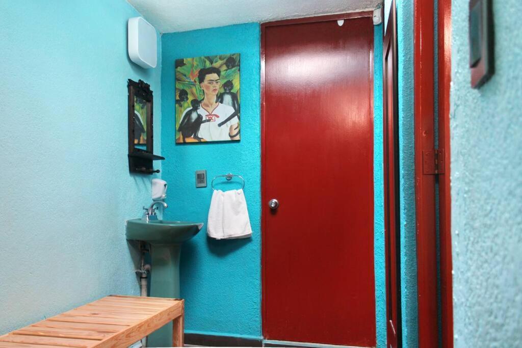 Willa Colorida Casa Azul En Texcoco Centro Wifi Cocina Texcoco de Mora Zewnętrze zdjęcie